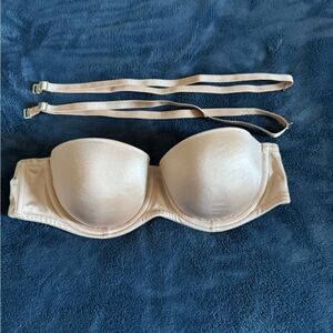 Victoria's Secret Tan Convertible Strapless Bra